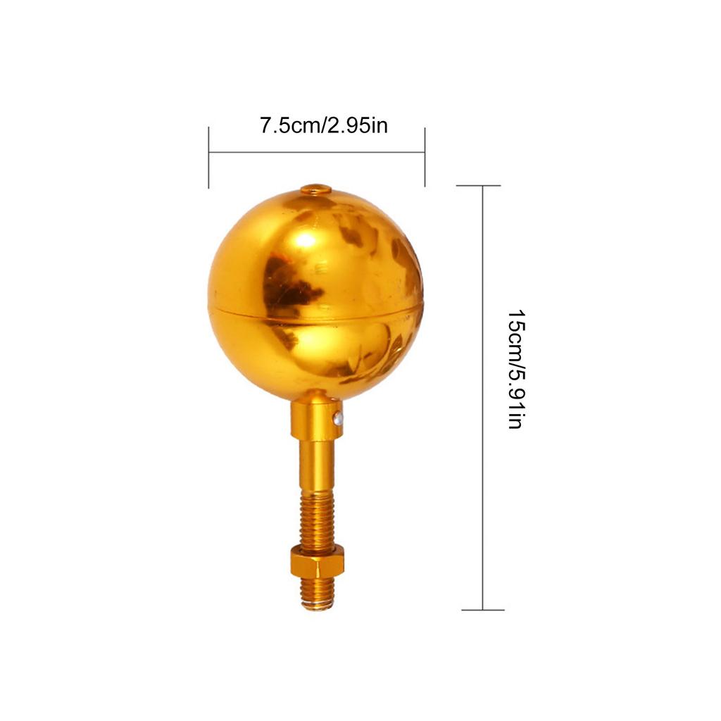 Weatherproof Flag Pole Ball Topper Sturdy Flagpole Ball Topper Ornament Weatherproof Designs Sphere For Outdoor Use