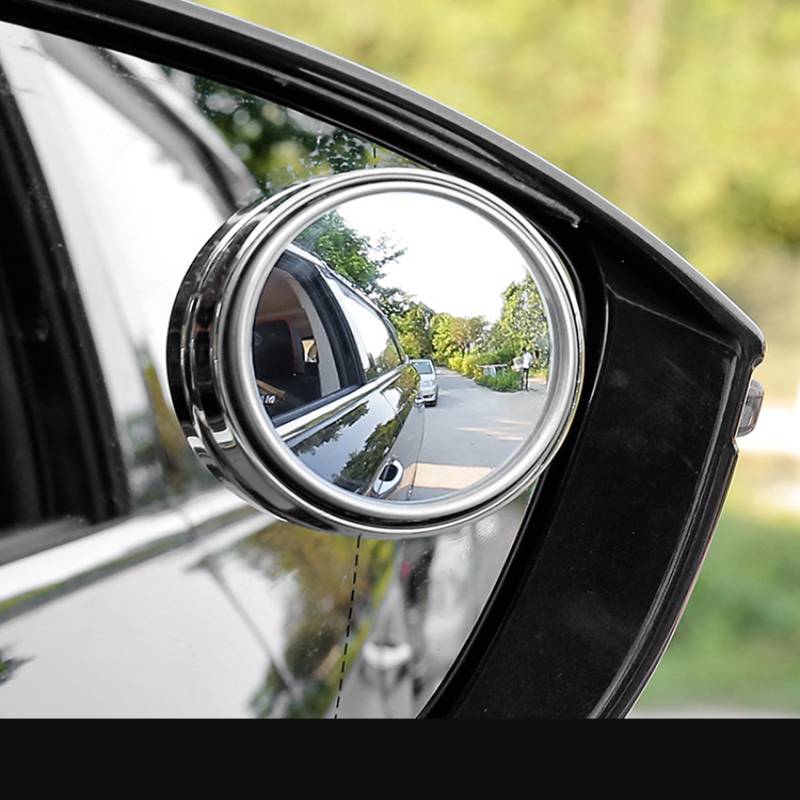 Rearview Mirror Small Round Mirror Car Blind Area Reversing Auxiliary Mirror Multi-function 360 Blind Spot Waterproof