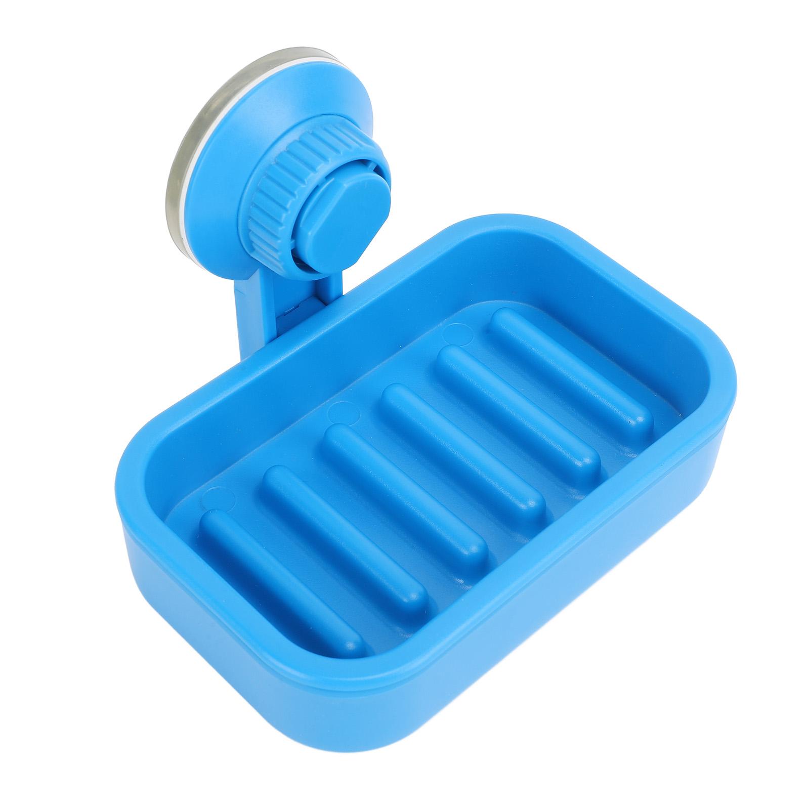 

Мыльница с присоской, вместимость 3 кг, самоосушающая, без сверления, съемная, настенная, с присоской синий