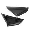 Rear View Mirror Triangle Plate Trim 9647011377 Door Mirror Corner Molding Cover Replacement for Citroen C4 2004 to