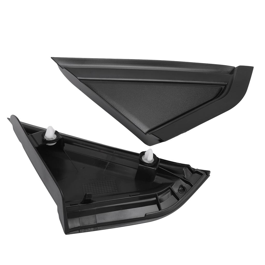 Rear View Mirror Triangle Plate Trim 9647011377 Door Mirror Corner Molding Cover Replacement for Citroen C4 2004 to