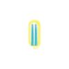 Sonic QX-5078-LB Quick Jump Rope Light Blue Adjustable Length Fitness Accessory