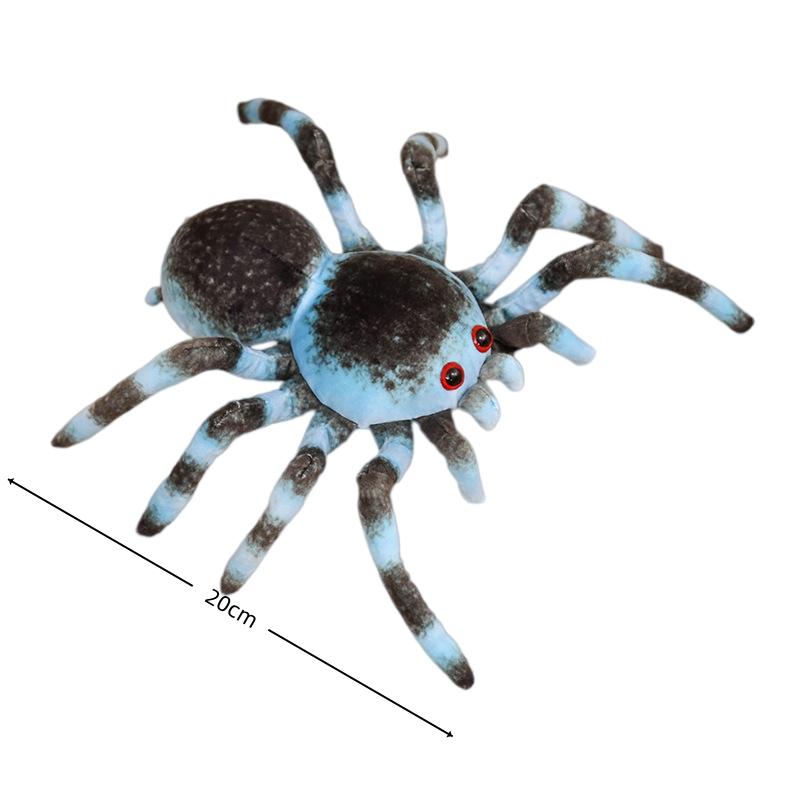 Color Spider Plush Stuffed Toys Cartoon Spider Plush Soft Animals Doll Creative Room Decor Insect Enthusiast Gift