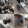 Star Hand Knob Screws Bolt M5 Thread Carbon Steel Clamping Knob Plum Blossom Shape Plastic Grip Handle Tightening Fastener Bolt