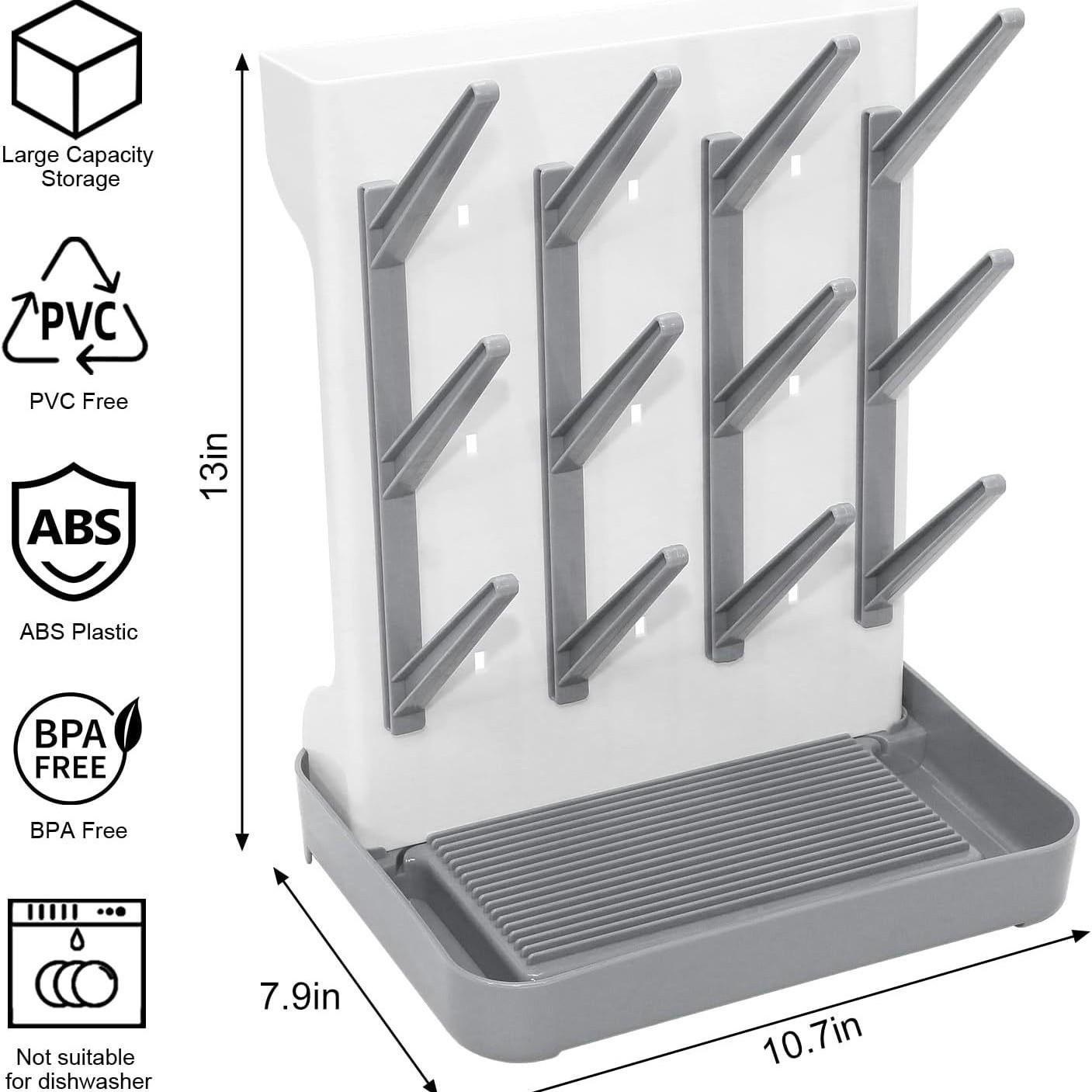 НОВАЯ Сушилка для детских бутылочек, Органайзер для бутылочек для молока и сосок, Полка для хранения бутылочек, для детских бутылочек, сосок, деталей молокоотсоса