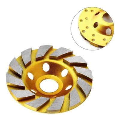 12 Segments Turbo  Cup Wheel Ceramic Bond Concrete Grinding Disc  Tile Processing