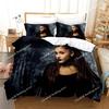 Fashion Sexy Girl Ariana Grande Bedding Set Boys Girls Twin Queen Size Duvet Cover Pillowcase Bed Kids Adult Home Textileextile0