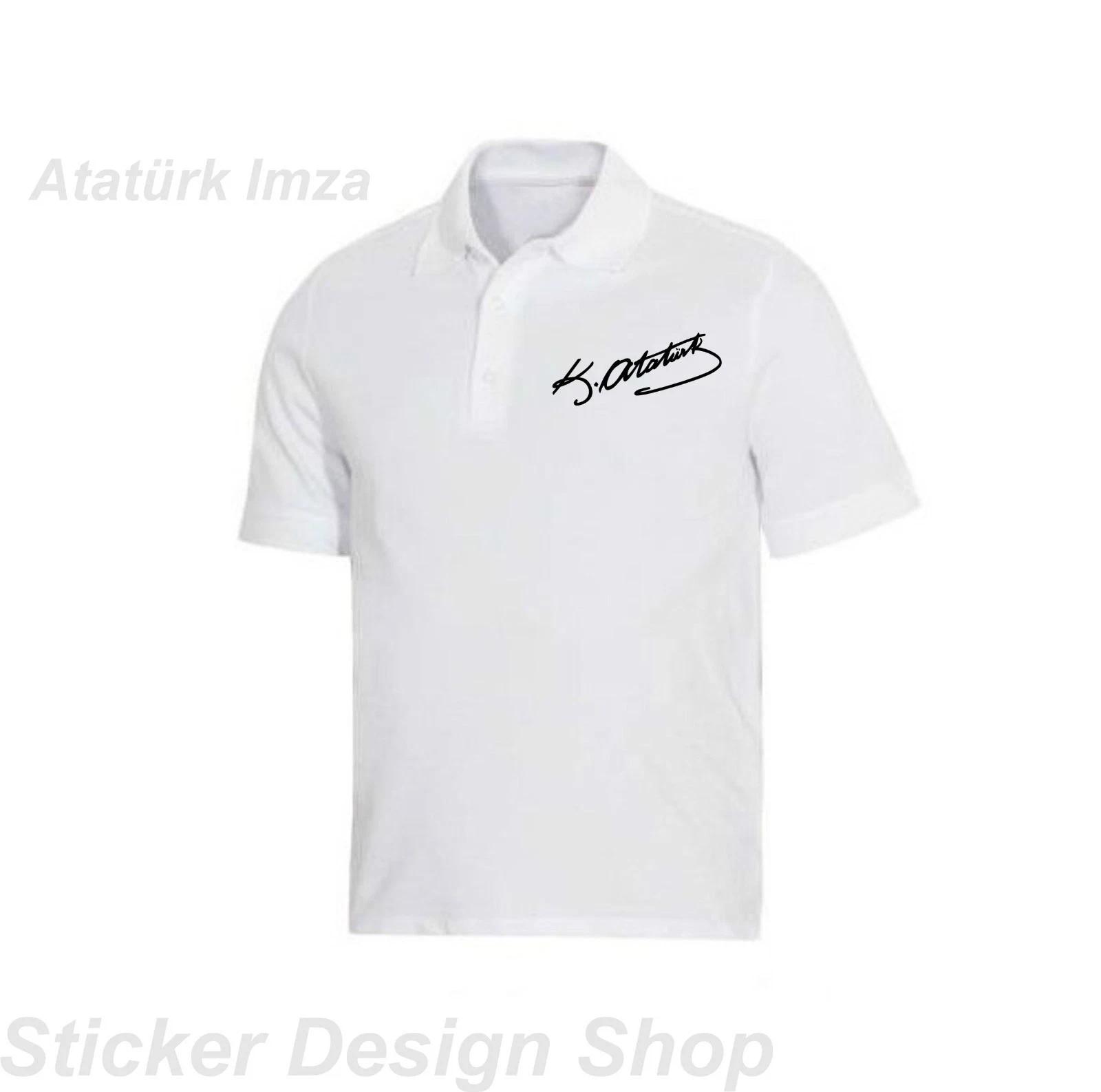 Ataturk Signature Imza T-Shirt Print Türkiye Istanbul Iron On DIY Picture 4XL