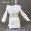 Handmade Doll Accessories Tops Mini Dressing Clothes New Doll Knitted Sweater  for 1/6 Doll