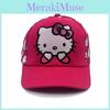 Cat Cartoon Kt Baseball Cap With Breathable Cotton And Windproof Features