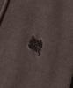 Brownbreath Pigment Tag Hood Zip Up - Brown