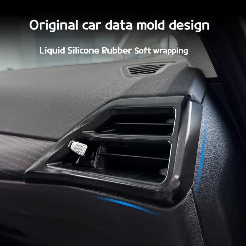 For BMW 3 G20 2025 Three Air Conditioners Trending Silicone Cover On Both Sidesanti-dashboard Reflective Decorative Interior