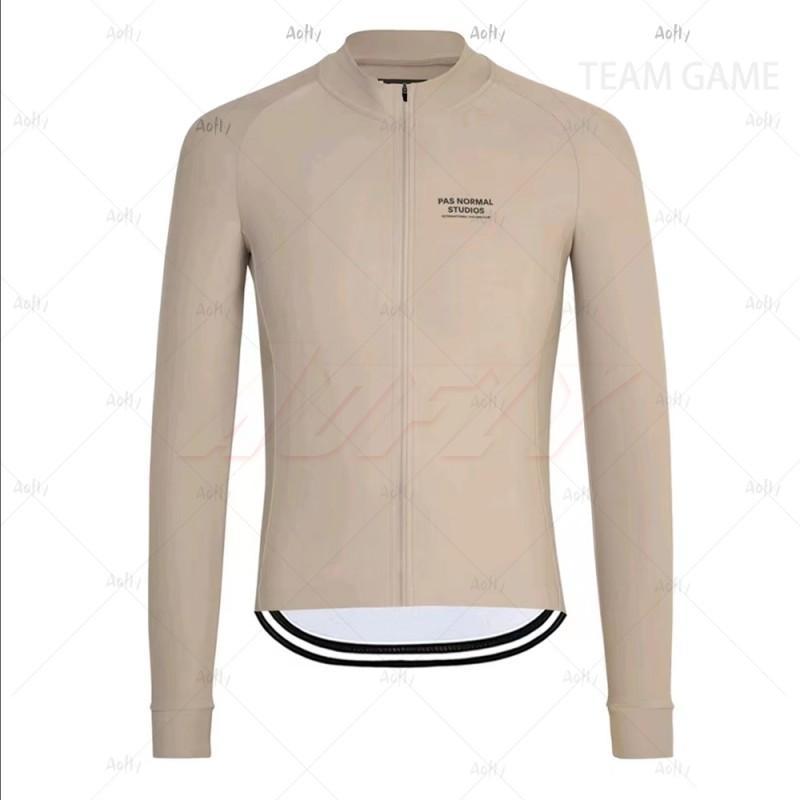 Mens Thermal Fleece Cycling Jersey Bib Tights Set Winter Long Sleeve Bike Riding Outfit