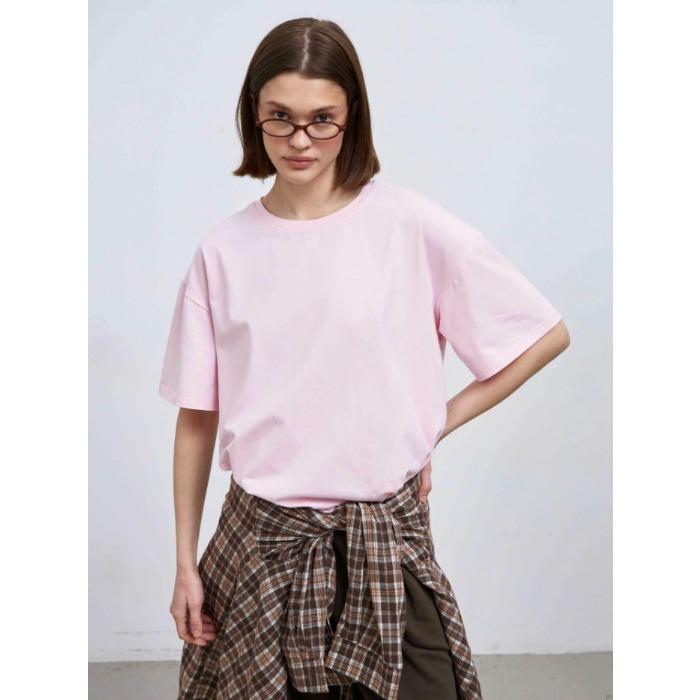 Women's Solid Color Short Sleeved T-shirt Multi-color Basic Casual Top