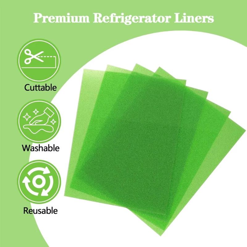 2/3/5/10Pcs Reusable Fruit Veggie Life Extender Liner For Fridge Refrigerator Drawers Produce Prevents
