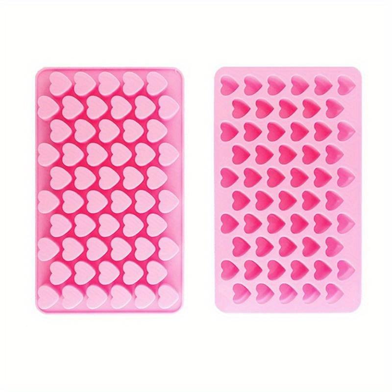 1PC 55 Holes 1.5 Mini Heart Silicone Cake Mold for Chocolate Fondant Jelly Cookie Muffin Baking Tools