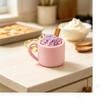 Sundae Ice Cream Mug Keycap Clicker Keychain 3D Printed Cute Fidget Toy Small Christmas Gift for Kids Teens