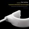 Haisidick HKHE-034 Round Plastic Steel Nail Cable Clips