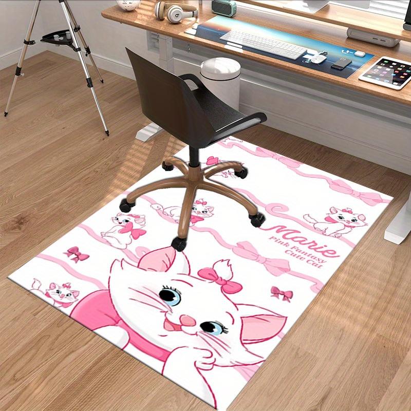 1pc. Cute Pink Fantasy Marie Cat Rug - Perfect for Home Decor, Office Carpet, Outdoor Use, Gift Ideaz0414214