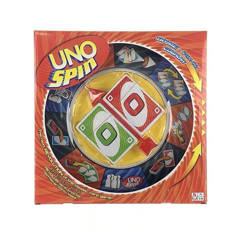 Card Uno Spin Game Board Game Toy Family Party Education Interactive Gift Prop