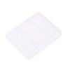 Square Nail Art Drill Bit Storage Box 6 Holes Clear Grinding Head Holder Display Drill Bits Manicure Organizer Dust Proof Box