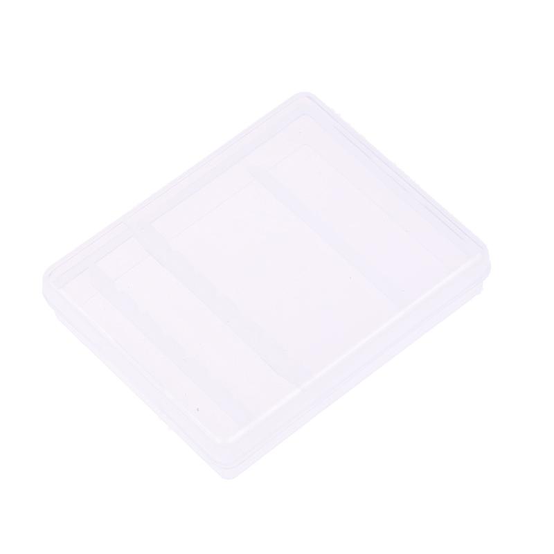 Square Nail Art Drill Bit Storage Box 6 Holes Clear Grinding Head Holder Display Drill Bits Manicure Organizer Dust Proof Box