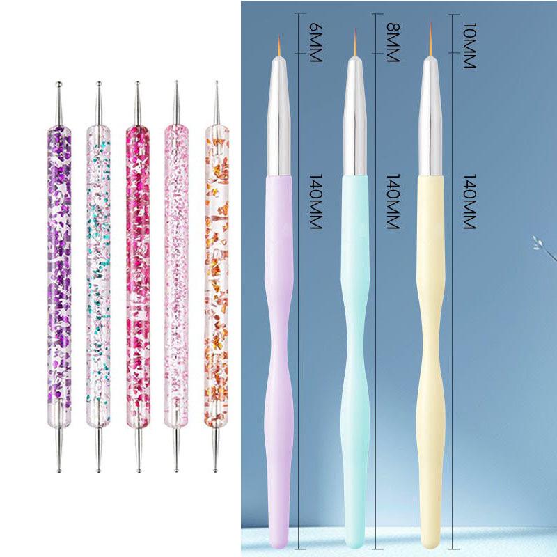 Double-Headed Nail Art Dotting Pen Tool