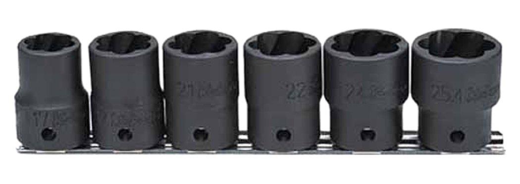

Yamashita Industrial Research Institute Nut twister set RS41276 Drive 6 pieces 1 set (Ko-ken) angle 12.7mm