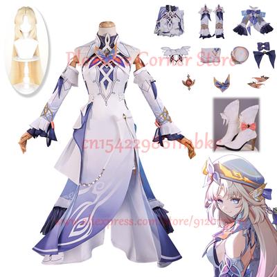 Game Genshin Impact New Arrival Nicole Reeyn Cosplay Costume Full Set Uniform Outfis Nicole Reeyn Cosplay Costume Props