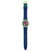 Swatch wristwatch GENT BIOSOURCED NEON SKYCHART SO28G704 unisex adult blue