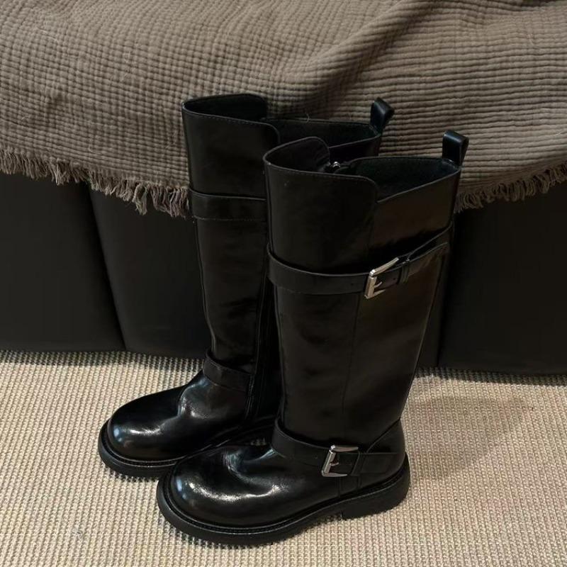 Thick-soled Maillard medium boots women s short boots new autumn Martin boots thin boots 40