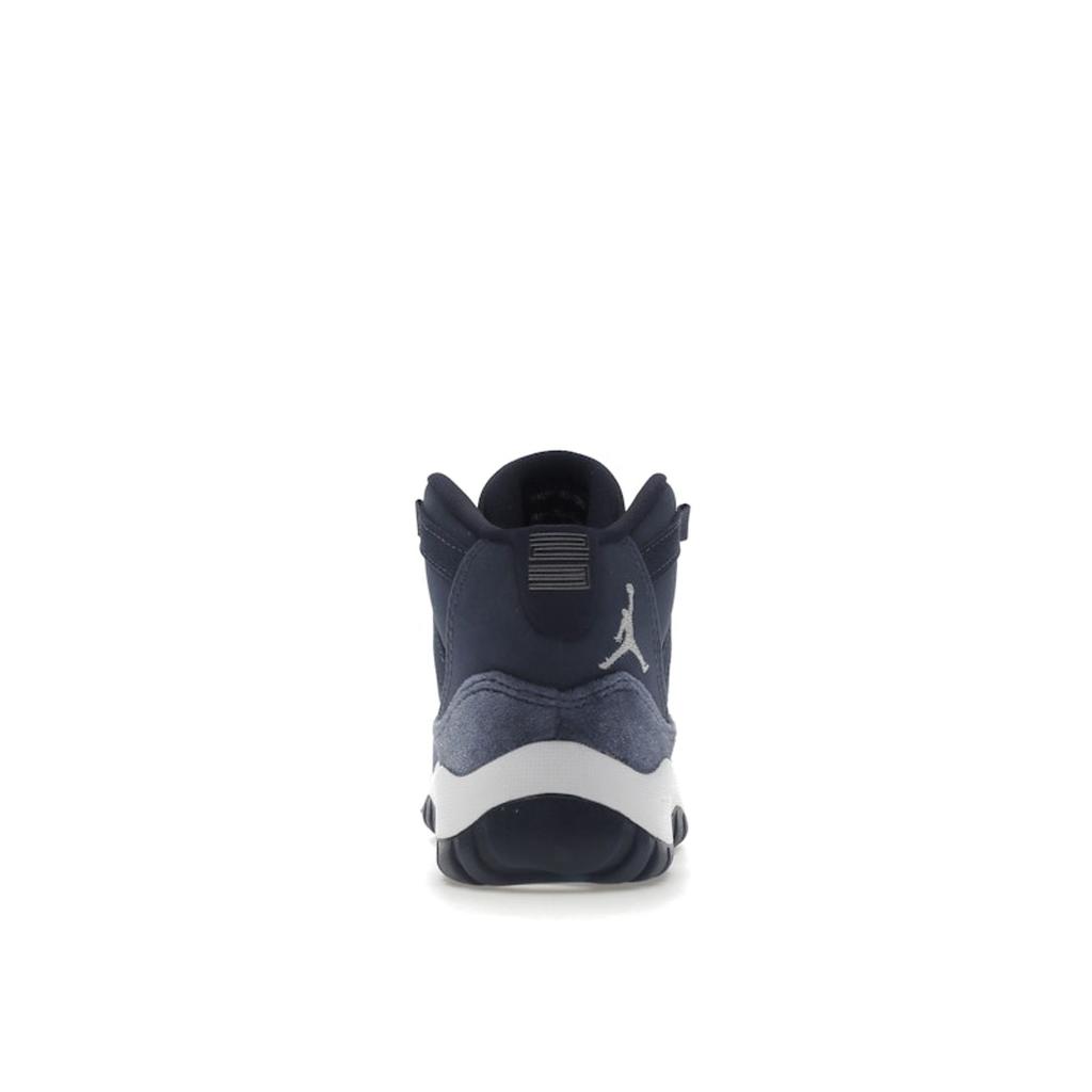 Air Jordan 11 Retro PS Midnight Navy Velvet Kids Sneakers Blue Metallic-Silver White DO3857-441