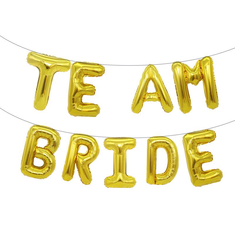 Rose Gold 'Bride to Be' Balloon Set for Wedding or Valentine's Day Party