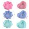 Smooth Edge Household Heart,Flower Shape Tableware Kitchen Supplies Seasoning Dish Mini Bowls