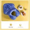 TRAVEL BLUE Memory Foam Hooded U-shaped Neck Pillow