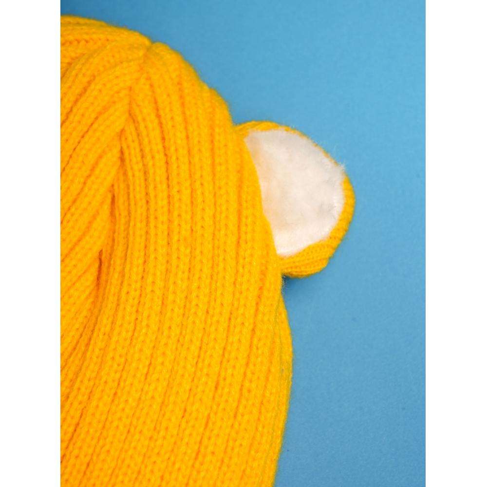 Daiso Disney Winnie The Pooh Ear Shaped Kids Beanie