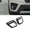 Gloss Black Front Fog Lamp Light Cover Trim For Subaru Forester 2019-2022 Hybrid