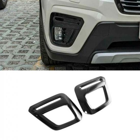 Черная глянцевая накладка на противотуманную фару для Subaru Forester 2019-2022 Hybrid