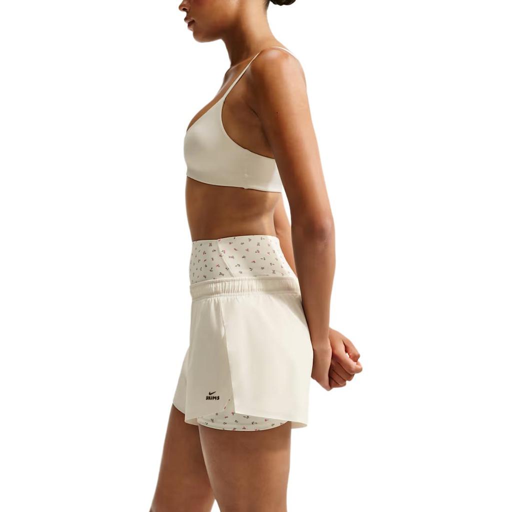 Nike X SKIMS Dri-Fit Stretch Nylon Quick-Dry Breathable Mid-Rise Loose Running Shorts Women Shorts IU2226-108