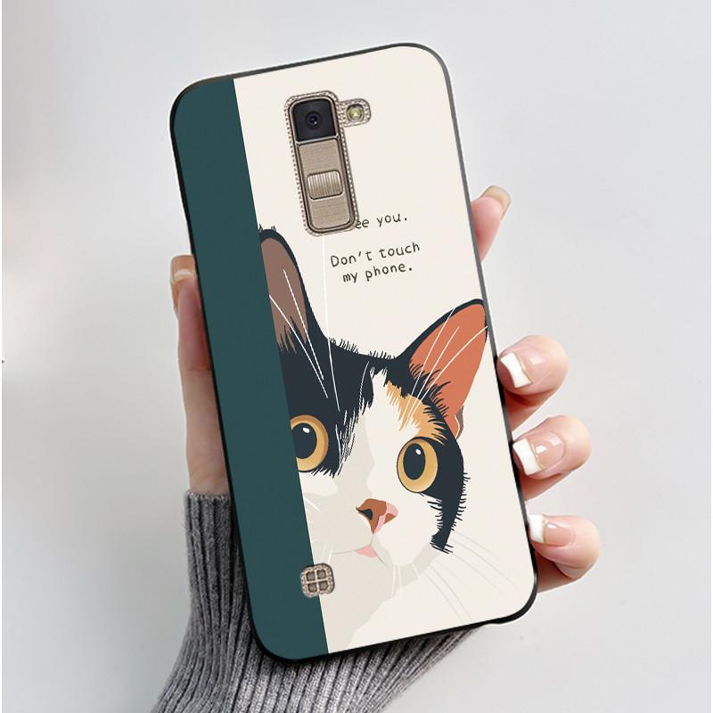 Casing For LG K10 2016 Super-Thin Slim Case Shockproof Bumper Luxury Cute Cool Boys Girls Black Matte Soft Silicone Back Cover