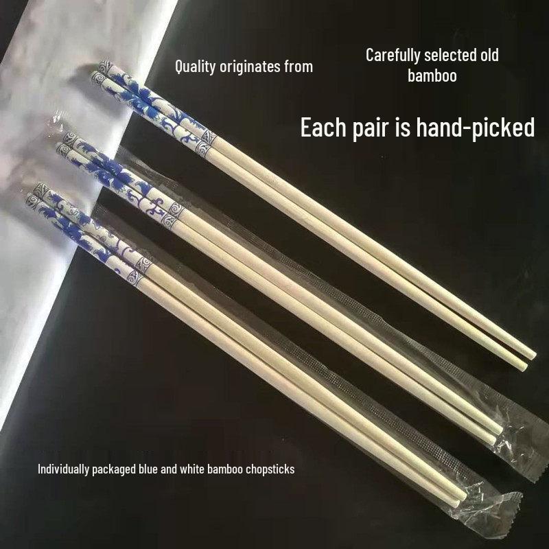 ZISIZ 100 Paar Einweg-Bambusstäbchen