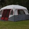 Spacious Outdoor Multi-Person Tent: Two Bedrooms, One Living Room for 6 To 12 People