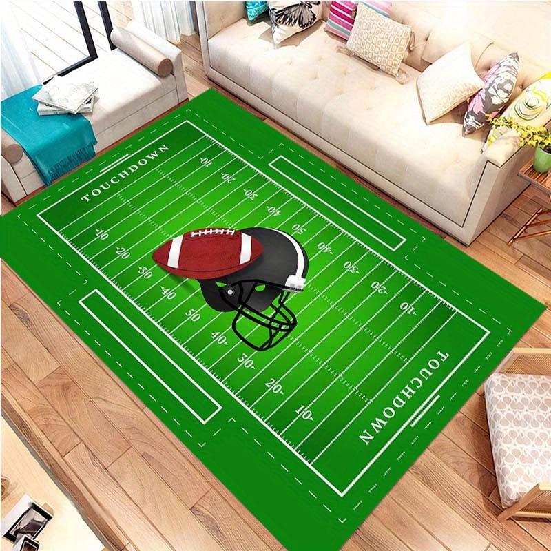 

Soft and washable American football carpet-suitable for living room, outdoor, kitchen, bedroom, game room and bathroom floor mat 50x80cm