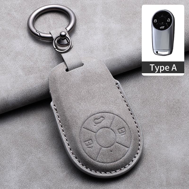 

Car Key Chain Case Cover Holder Key Ring For Great Wall GWM ORA IQ RI Funky Cat GT Good Cat Leather Keyless Auto Accessories