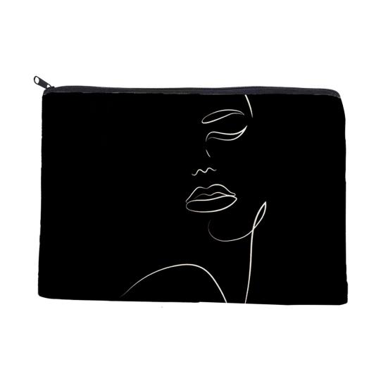 Storage Bag, Greek Style Pattern Printed, with Smooth Zipper Toiletry Bag, Wear-Resistant Splash-Proof Makeup Bag, for Outdoor Travel Use