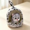 Plush Cat Doll Bed Toy With Realistic Threecolor Feline Design For Kids And Collectors