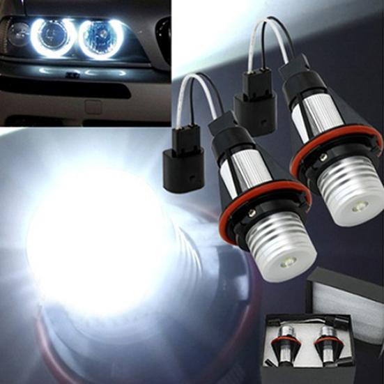 

2шт 3W 7000K светодиодный Halo Angle Eyes ксеноновая габаритная лампа для BMW E39 E53 E87