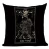 Dark Tarot, Gothic Style Double-Sided Printed Pillow Cover Short Plush Suitable Living Rooms Bedrooms Sofas Throw Cushion Cover