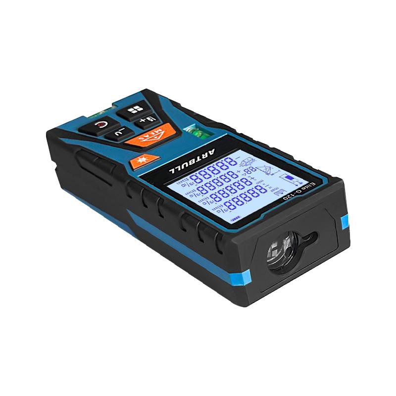 ARTBULL 120M Digital Red Laser Tape Measure 50M Laser Distance Meter Rangefinder with Horizontal
