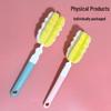 Long Handle Rotating Brush for Cleaning Glasses, Bottles, Teacups, and Baby Bottles